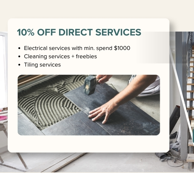 10 percent off direct services